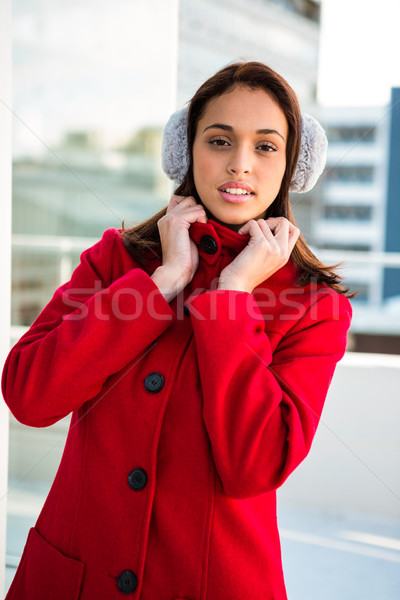 Portrait of women wearing coat Stock photo © wavebreak_media