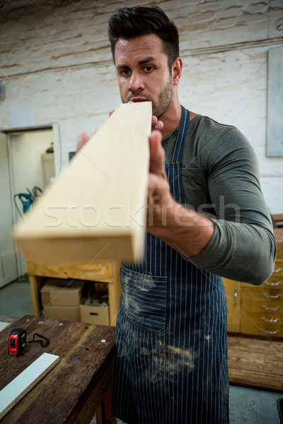 Carpenter working on his craft Stock photo © wavebreak_media