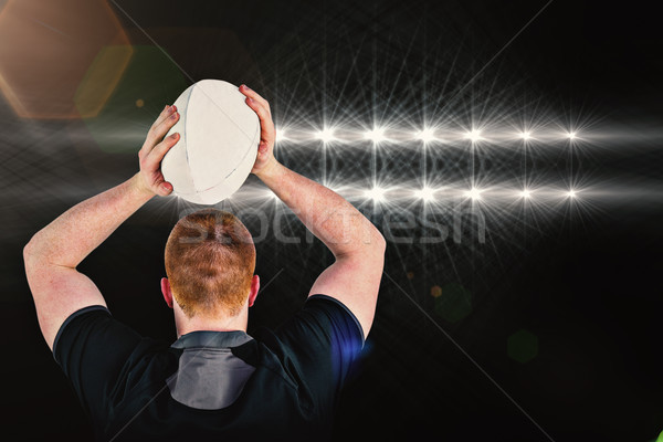 Imagem rugby jogador homem Foto stock © wavebreak_media