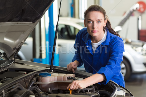 Mechanic working under the hood  Stock photo © wavebreak_media