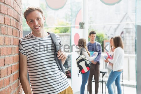 Portré üzletasszony tabletta kollégák megbeszél iroda Stock fotó © wavebreak_media