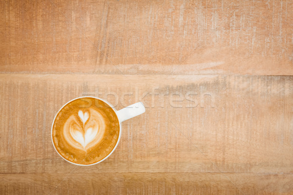View of a heart composed of coffee Stock photo © wavebreak_media