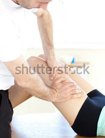 Mensen vrouw hand man ondersteuning vuist Stockfoto © wavebreak_media