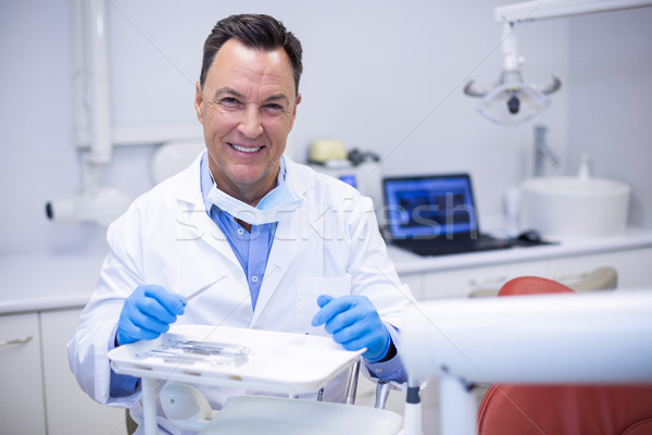 Portrait of smiling dentist Stock photo © wavebreak_media