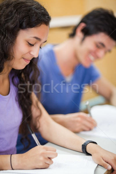 Portrait of students writing in an amphitheater Stock photo © wavebreak_media