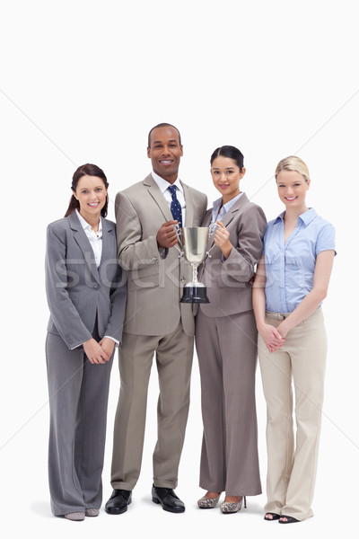 Equipe de negócios copo branco mulher sucesso Foto stock © wavebreak_media
