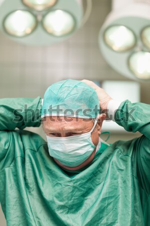 Chirurgien scalpel chambre homme [[stock_photo]] © wavebreak_media