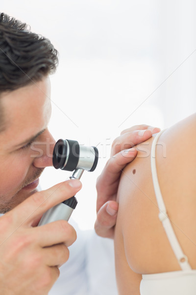 Médico toupeira mulher médico do sexo masculino clínica Foto stock © wavebreak_media