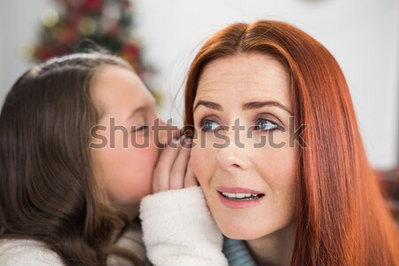 Portrait of shocked businessman being kissed Stock photo © wavebreak_media