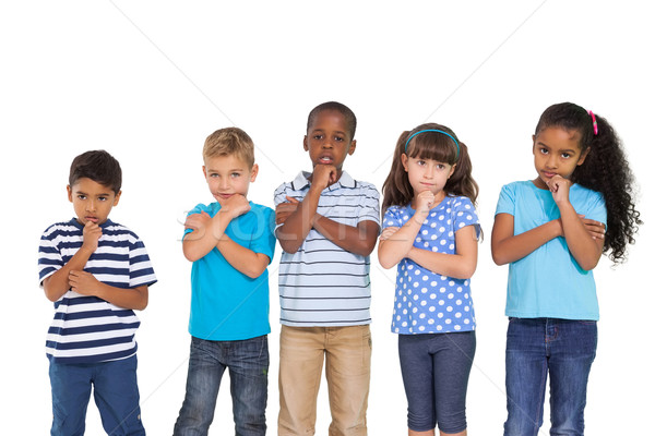 Cute children pouting at camera  Stock photo © wavebreak_media