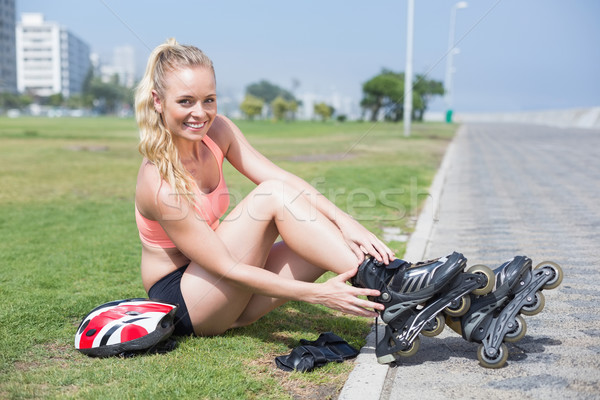 Foto stock: Caber · pronto · lâmina · primavera