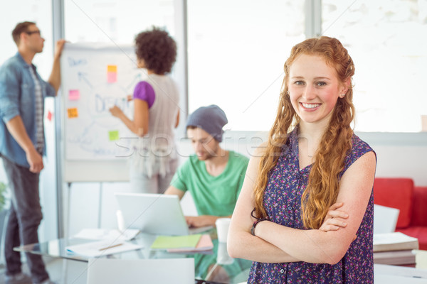 Mode élèves travail équipe collège femme [[stock_photo]] © wavebreak_media