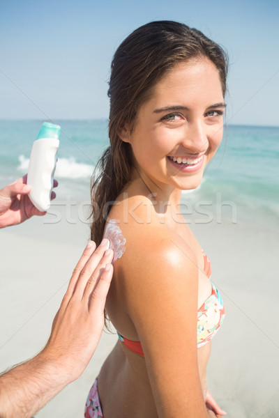 happy couple smiling Stock photo © wavebreak_media