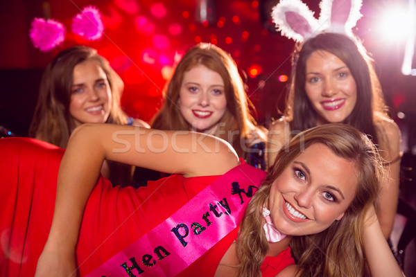 Pretty friends on a hen night Stock photo © wavebreak_media