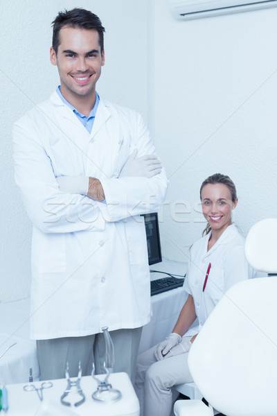 Stock photo: Portrait of smiling dentists