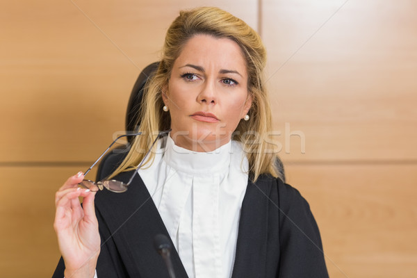 Poupe juge tribunal chambre femme Photo stock © wavebreak_media