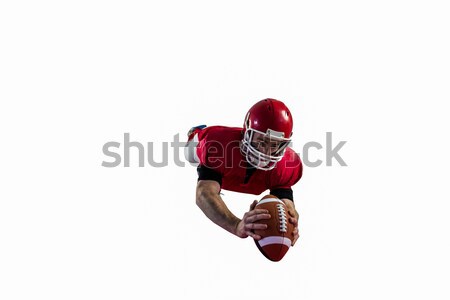 American football player catching football Stock photo © wavebreak_media
