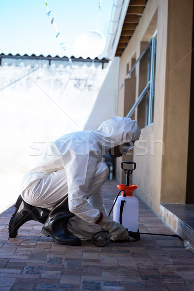 Side view of a man doing pest control Stock photo © wavebreak_media