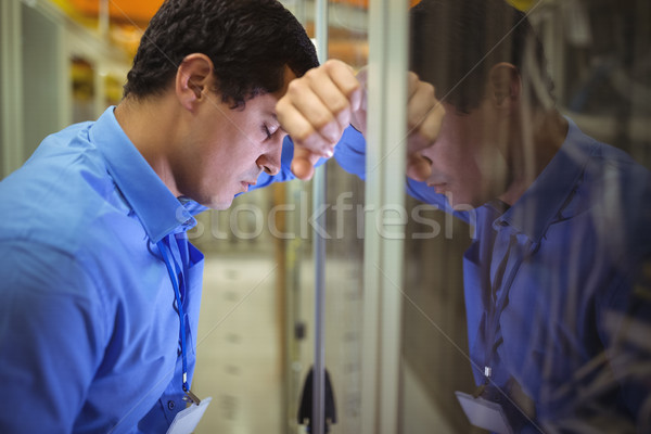 Technician getting stressed over server maintenance Stock photo © wavebreak_media