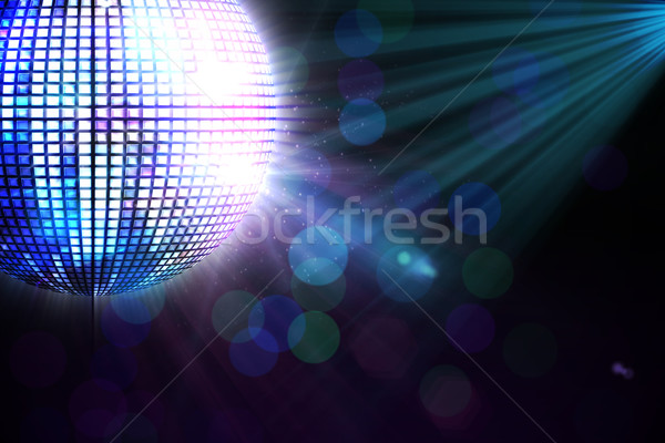 генерируется Disco Ball черный вечеринка Сток-фото © wavebreak_media