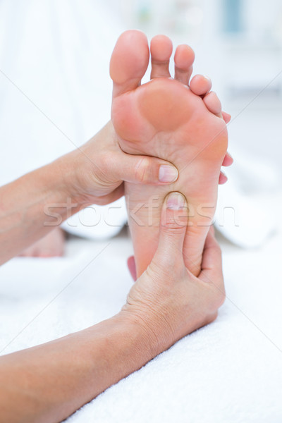 Fuß Massage medizinischen Büro Frau Gesundheit Stock foto © wavebreak_media