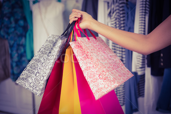 Mujer boutique compras ropa Foto stock © wavebreak_media