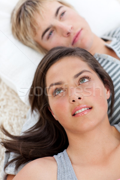 пару подростков полу вместе девушки домой Сток-фото © wavebreak_media