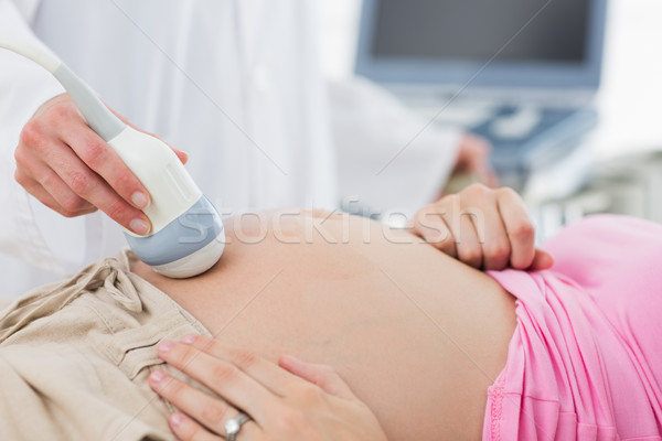Medico ultrasuoni donna incinta clinica donna Foto d'archivio © wavebreak_media