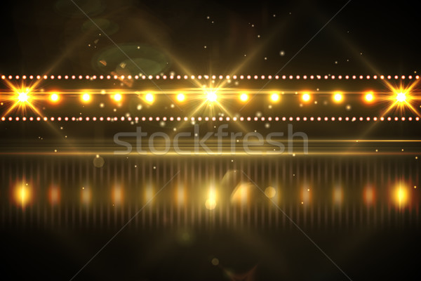 Dijital gece hayatı dizayn sarı Stok fotoğraf © wavebreak_media