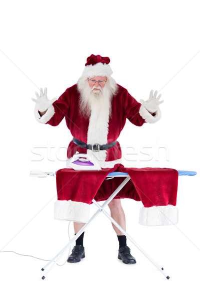 Mikulás valami nadrág fehér férfi karácsony Stock fotó © wavebreak_media