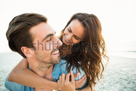 美男子 吻 女子 性感的 快樂 情侶 商業照片 © wavebreak_media