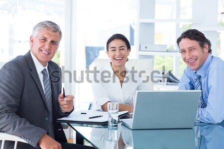 Business partners smiling at camera Stock photo © wavebreak_media