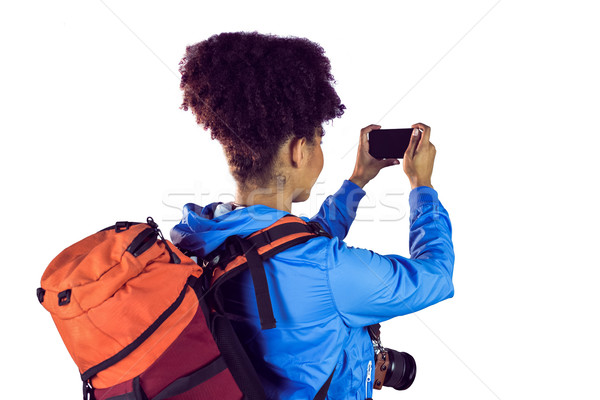 Mochila toma Foto blanco bolsa Foto stock © wavebreak_media