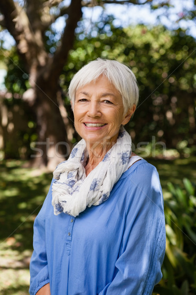 Portrait of smiling senior woman Stock photo © wavebreak_media