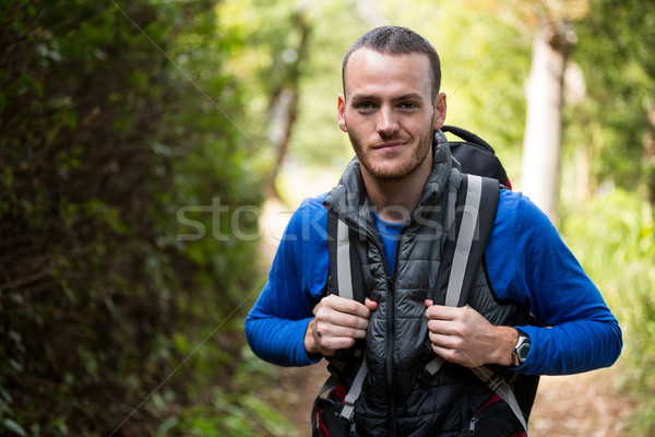 男性 ハイカー 森林 肖像 ツリー 楽しい ストックフォト © wavebreak_media