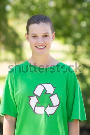 Pretty environmental activist smiling at camera Stock photo © wavebreak_media