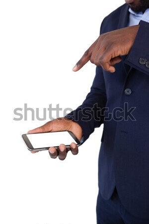 Businessman using mobile phone Stock photo © wavebreak_media