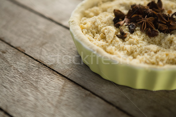 High angle view of spices on tart Stock photo © wavebreak_media