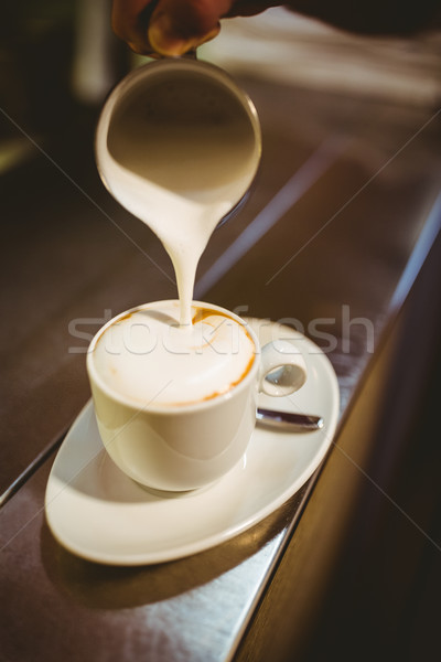 Сток-фото: официант · молоко · кофе · ресторан · стороны