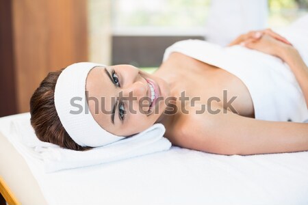 Vonzó nő spa kezelés fekszik test masszázs Stock fotó © wavebreak_media