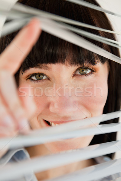 Erschossen Frau schauen gerade vor Stock foto © wavebreak_media