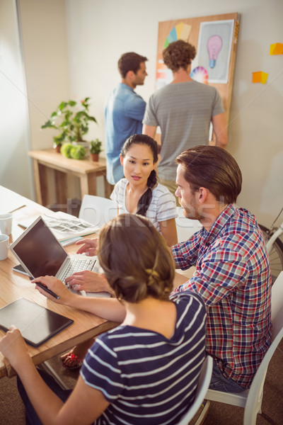 Creative business team working together Stock photo © wavebreak_media