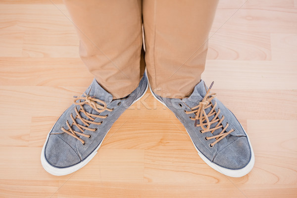 Mans feet with canvas shoes Stock photo © wavebreak_media