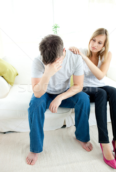 Caucasian couple having an argue in the living-room Stock photo © wavebreak_media