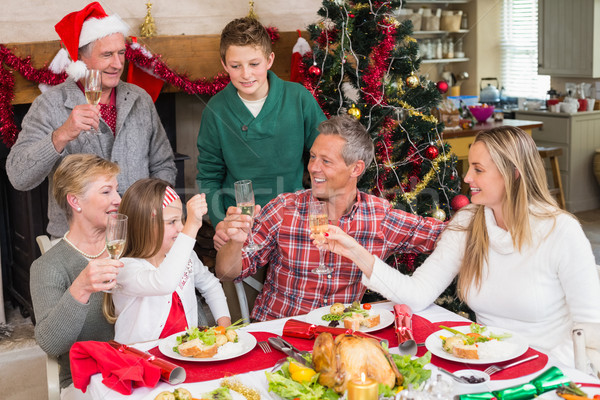 Aile diğer Noel ev oturma odası Stok fotoğraf © wavebreak_media