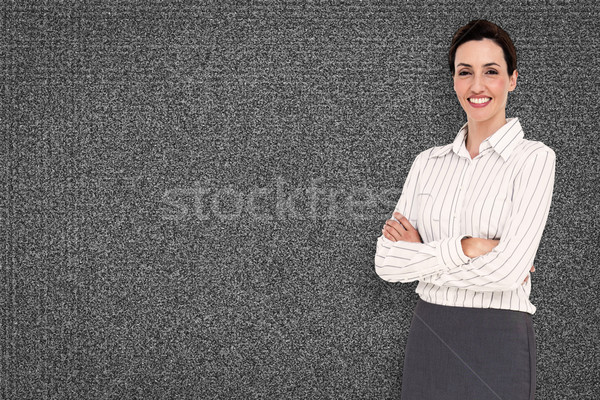 Composite image of smiling businesswoman Stock photo © wavebreak_media