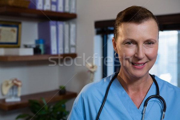 Smiling female doctor in hospital Stock photo © wavebreak_media