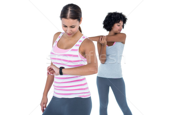 Foto stock: Mujer · tiempo · femenino · amigo