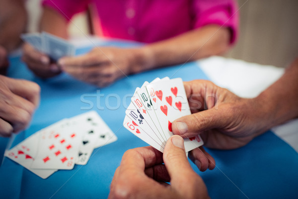 Group of seniors playing cards Stock photo © wavebreak_media