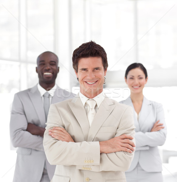 Business team showing Spirit and expressing Positivity Stock photo © wavebreak_media